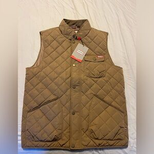 Hunter Men's Quilted Brown Vest
